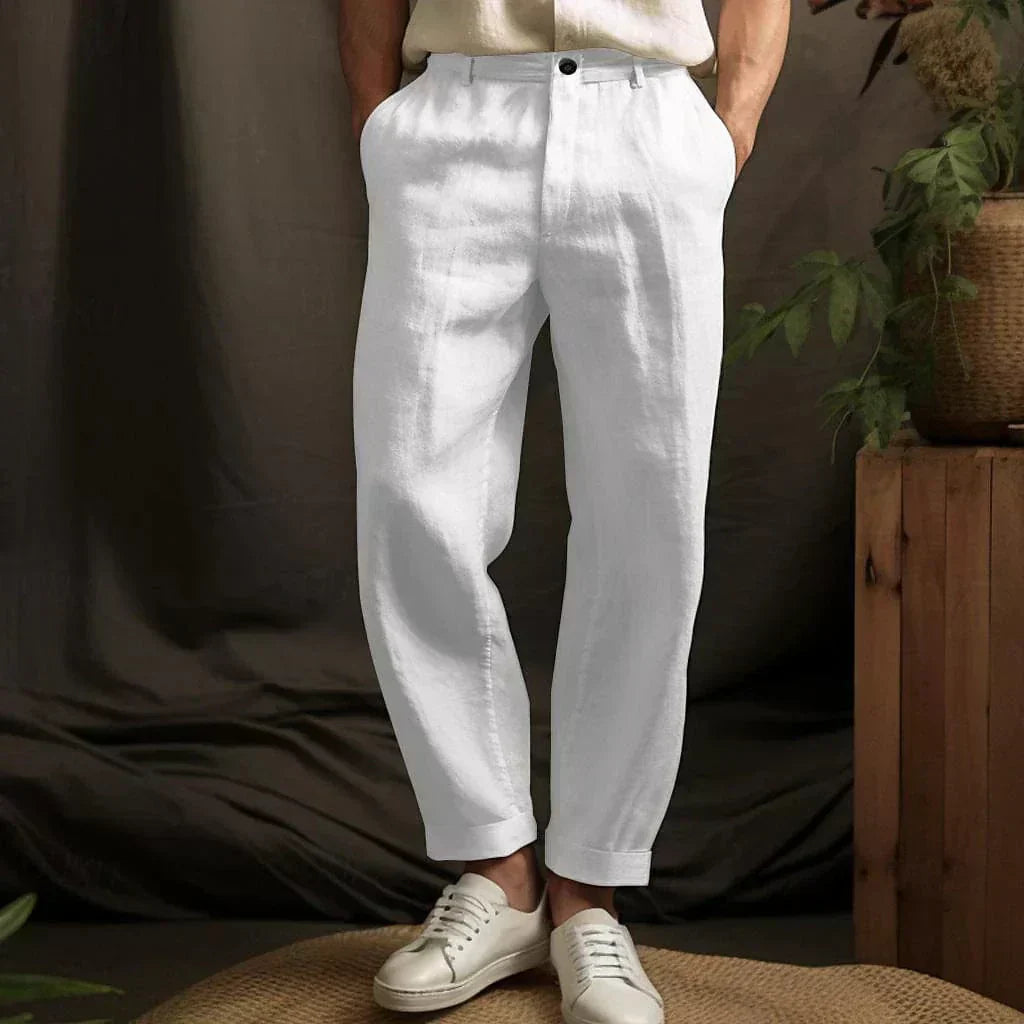 Herren Leinenhose - Bequemer und leichter Stil