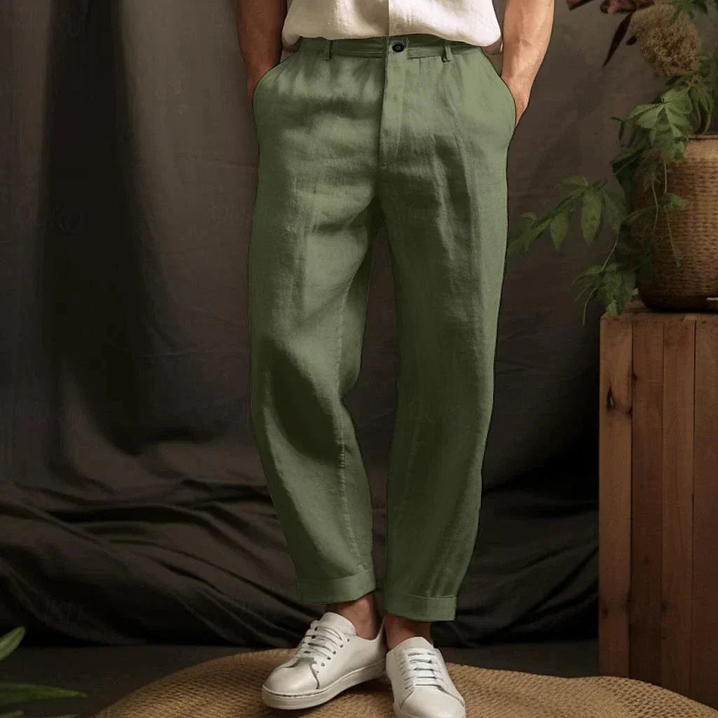 Herren Leinenhose - Bequemer und leichter Stil
